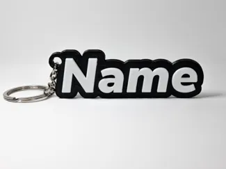 Parametric Customizable Name Keychain Creator