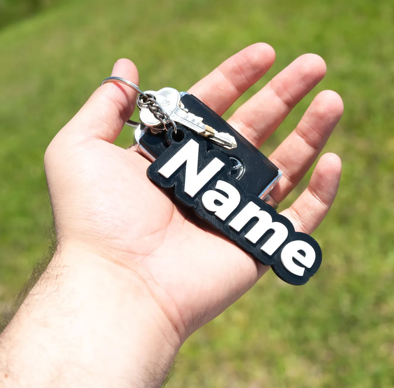 Parametric Customizable Name Keychain Creator view 2