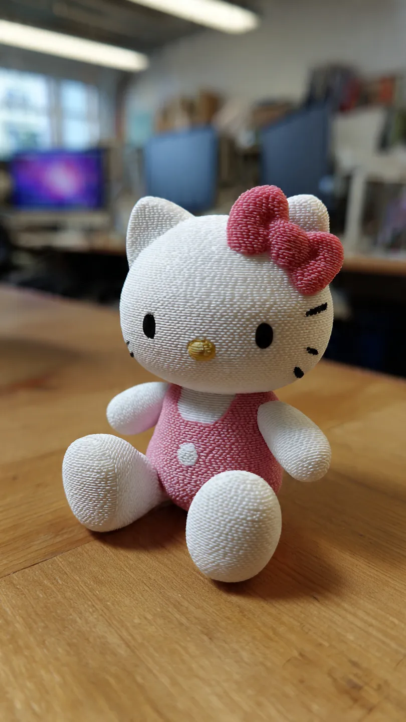 Hello Kitty – Kostenloses 3D-Druckmodell – MakerWorld