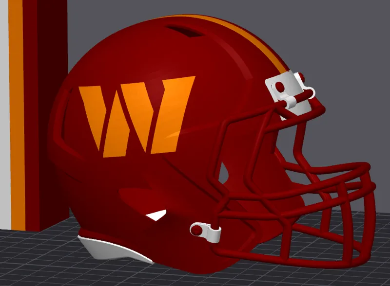 Washington Commanders Football Helmet