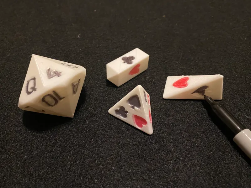 Playing Card Dice