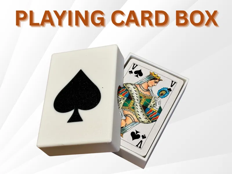 Simple playing card box