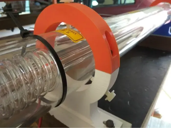 80 mm CO2 laser tube support