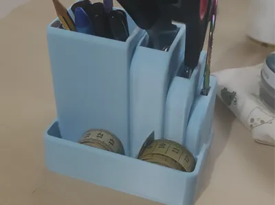 Desktop Organizer for Sewing and Stationery