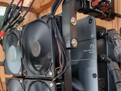 universal fan holder for PV Zendure Hoymiles