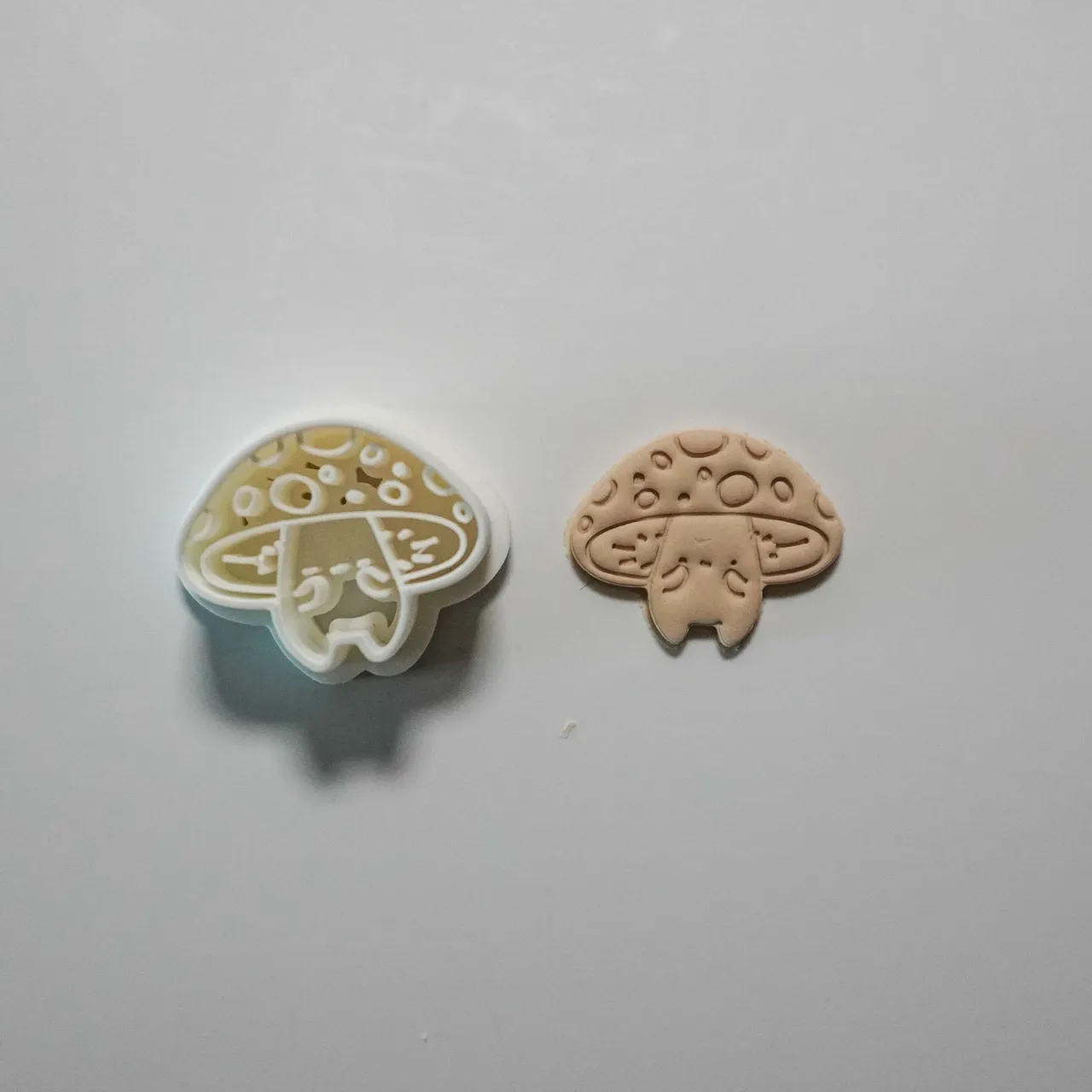 Mushroom Polymer Clay Cutter Earrings Necklaces view 3