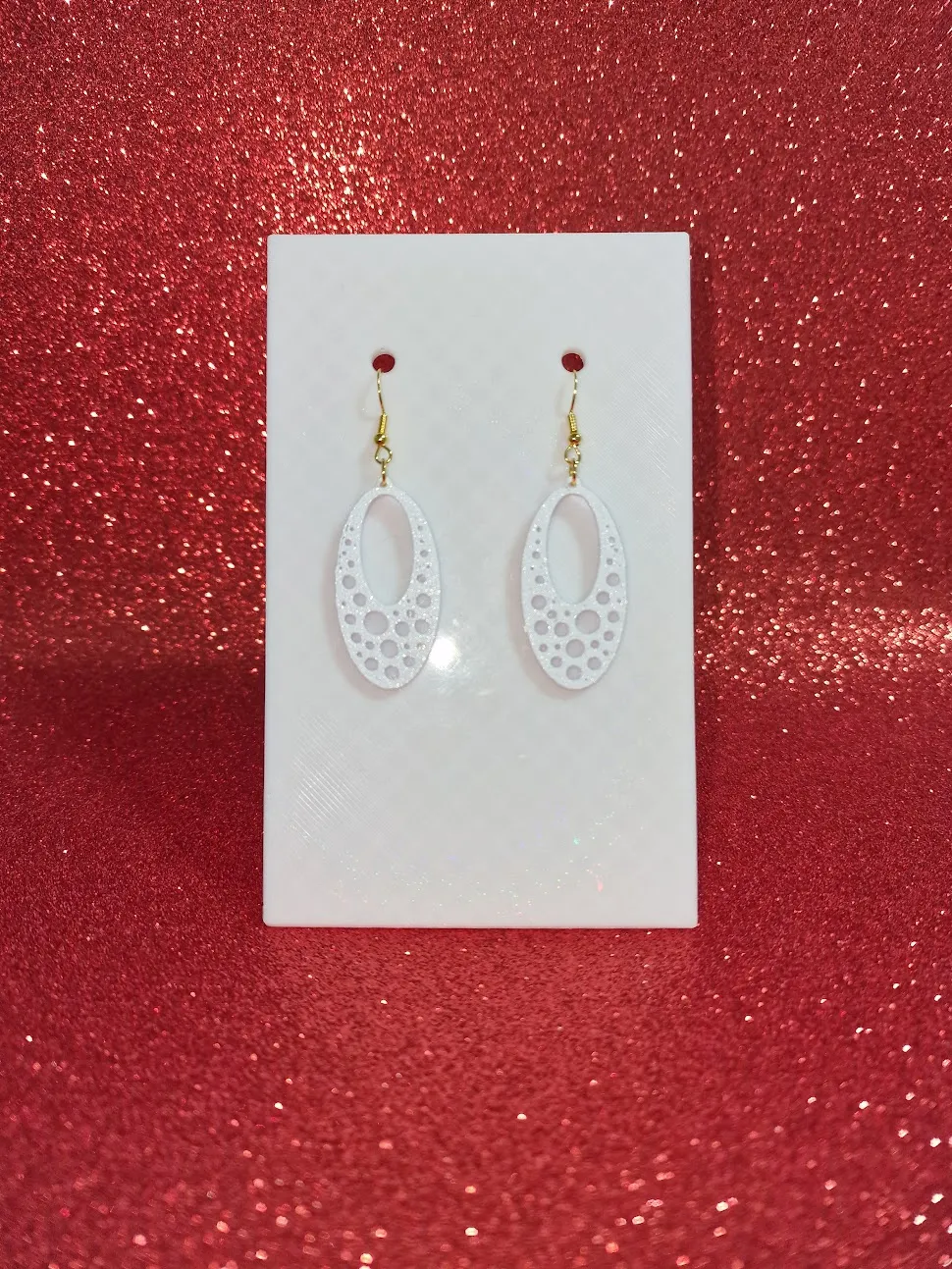 Multi circles earrings view 2