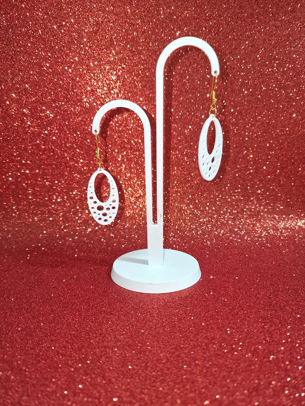 Multi circles earrings view 3