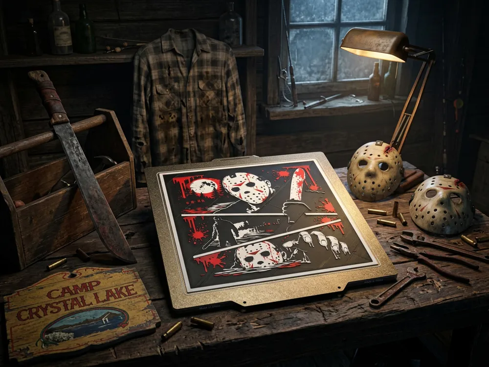 Cuadro decorativo en 3D: Jason Voorhees Storyboard Wall Art. Referencia del modelo original.