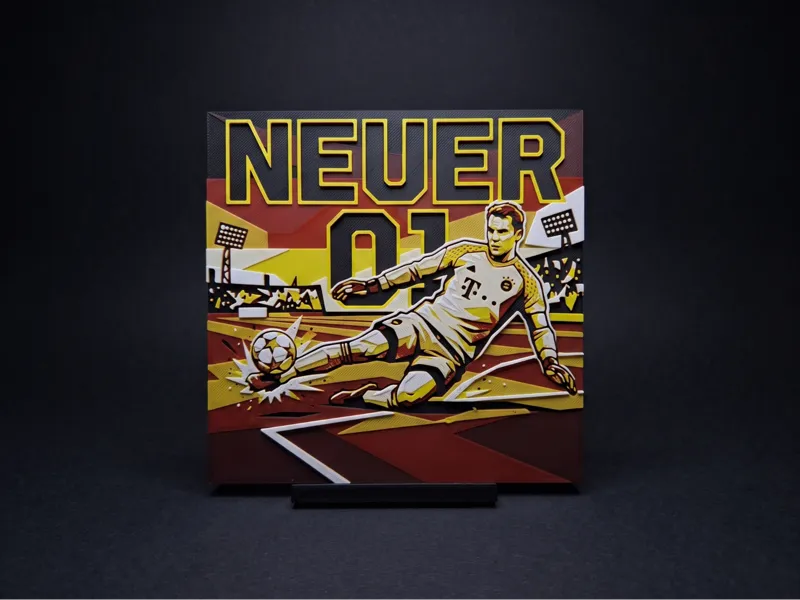 Manuel Neuer - Hueforge Wall Art