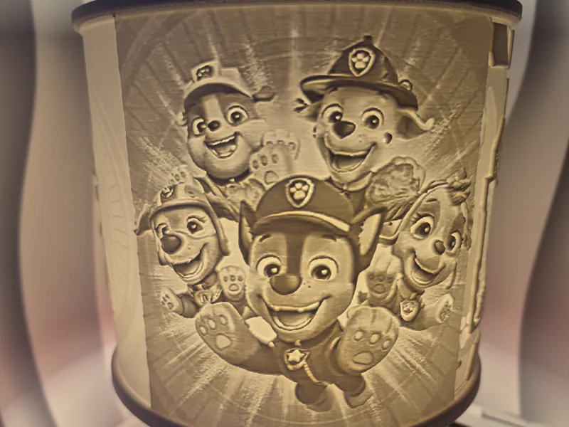 Lamp Paw Patrol E14 - Rubble in the picture