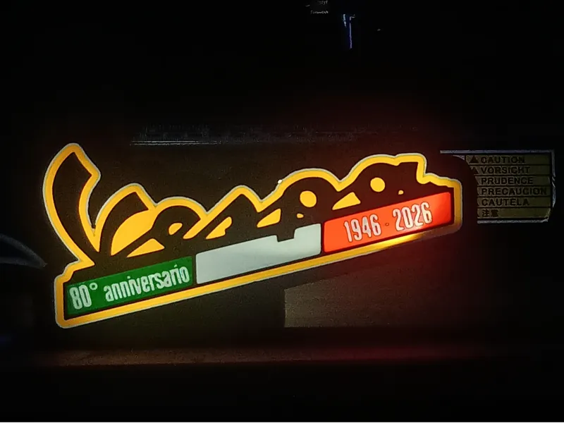 Vespa Anniversary Lightbox
