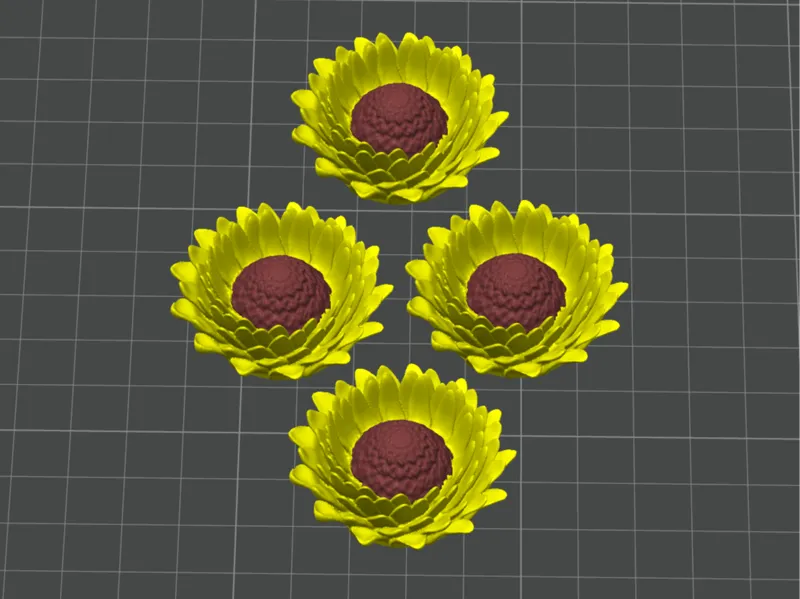 Sunflower valve cap