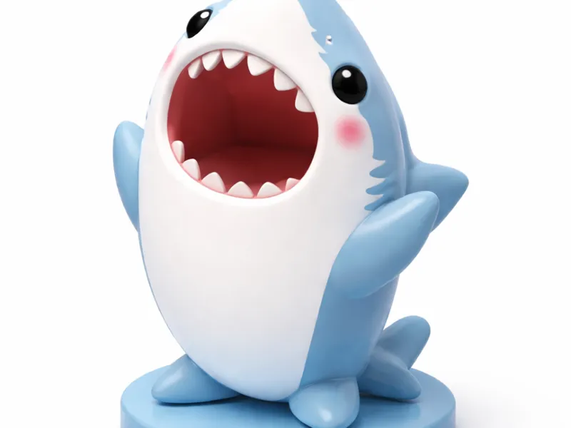 Shark Pen Holder