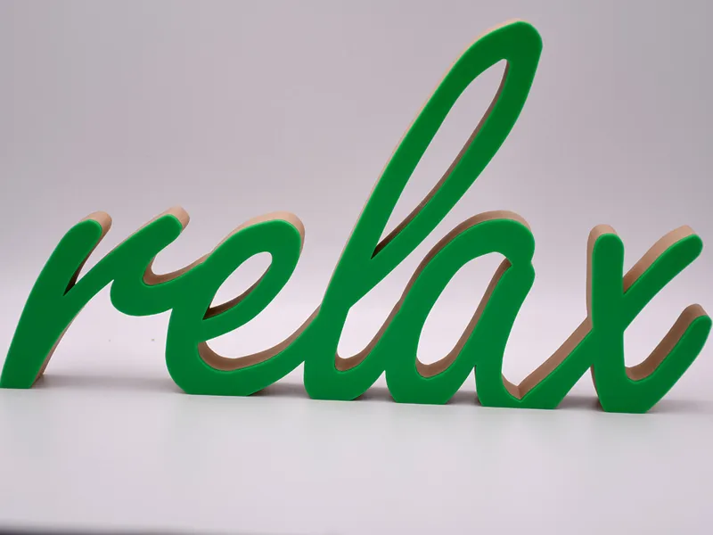 Schriftzu Relax