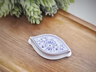 Floral Eyeball Clay Cutter