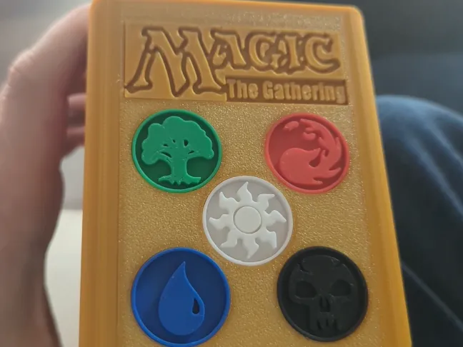 MTG Commander box, all mana symbols
