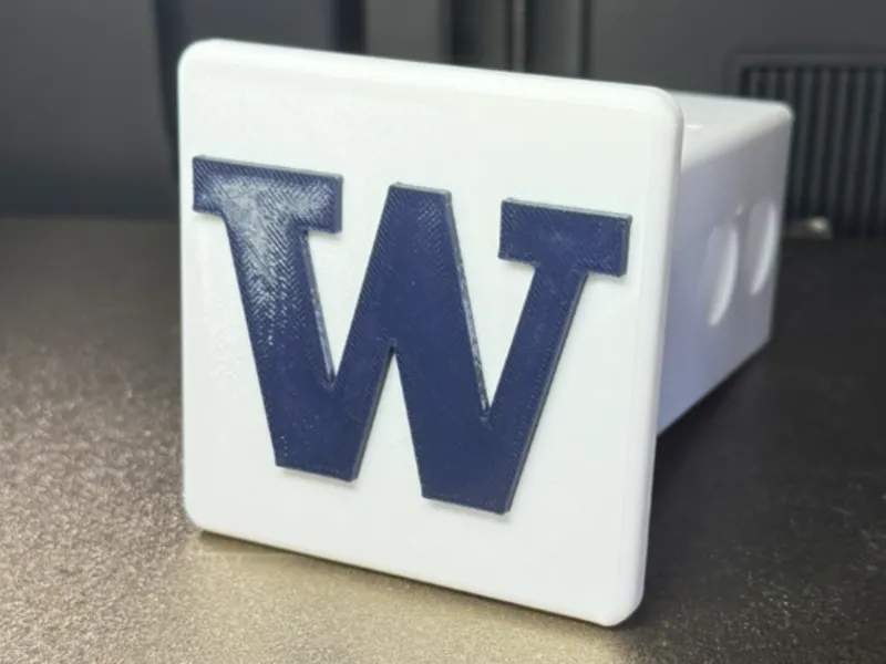 Washington University Hitch Cover 2"