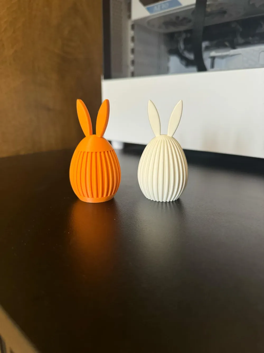Easter Egg with Bunny ears - Free 3D Print Model - MakerWorld
