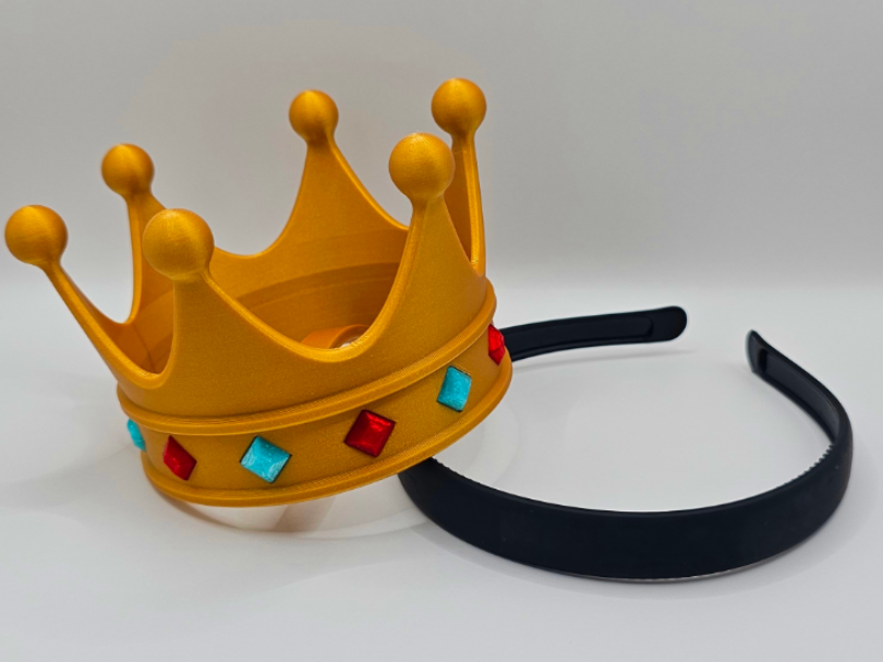 Crown for Headband - No Supports