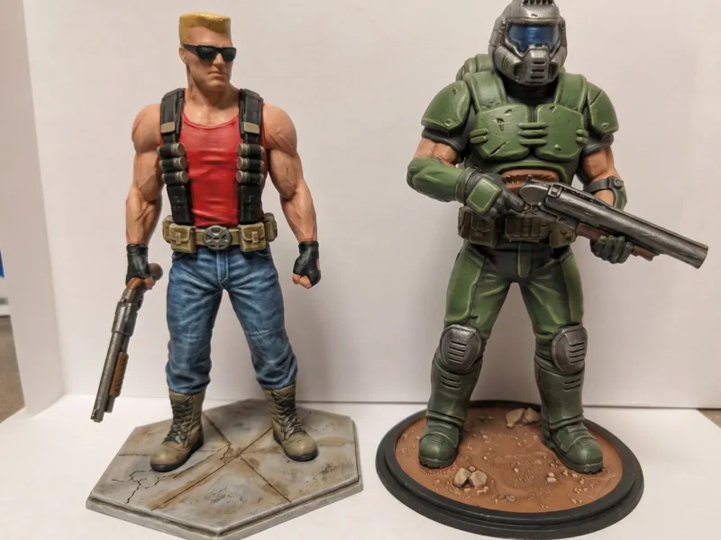90s Action: DOOMed Space Marine or DUKE NUKE(m)?