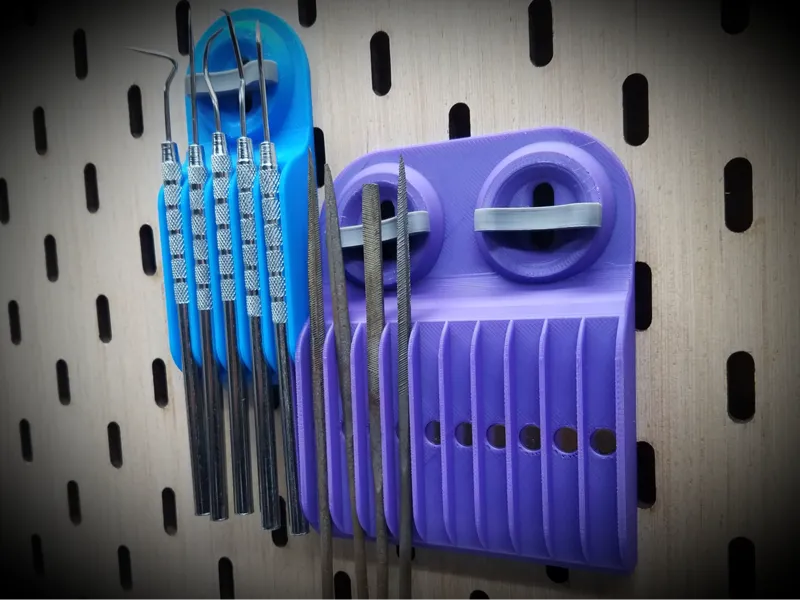 IKEA Skadis Magnetic Tool & Pick Holder (T-Clip)