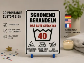 30 - 80. Geburtstagsschild - Geschenk Geburtstag