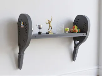 Smash Hit Beach Tennis Paddle Shelf Trophy Display