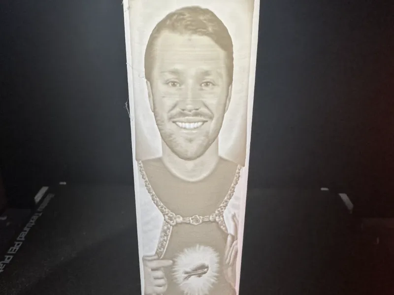 Buffalo Bills Josh Allen Prayer Candle 2