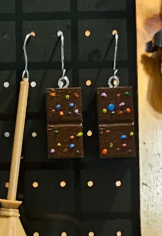 Cosmic brownies earings