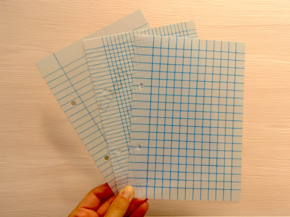 Tapa o cubierta: A5 Paper Sheets - Lined & Grid. Referencia del modelo original.