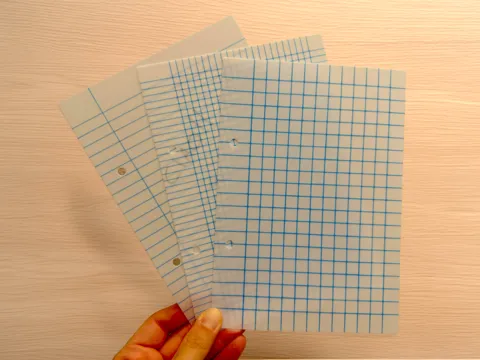 Tapa o cubierta: A5 Paper Sheets - Lined & Grid — referencia de MakerWorld