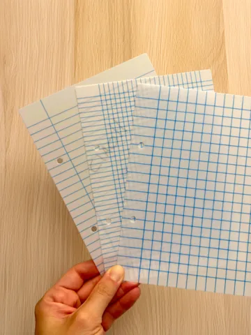 Tapa o cubierta: A5 Paper Sheets - Lined & Grid — vista de referencia 2