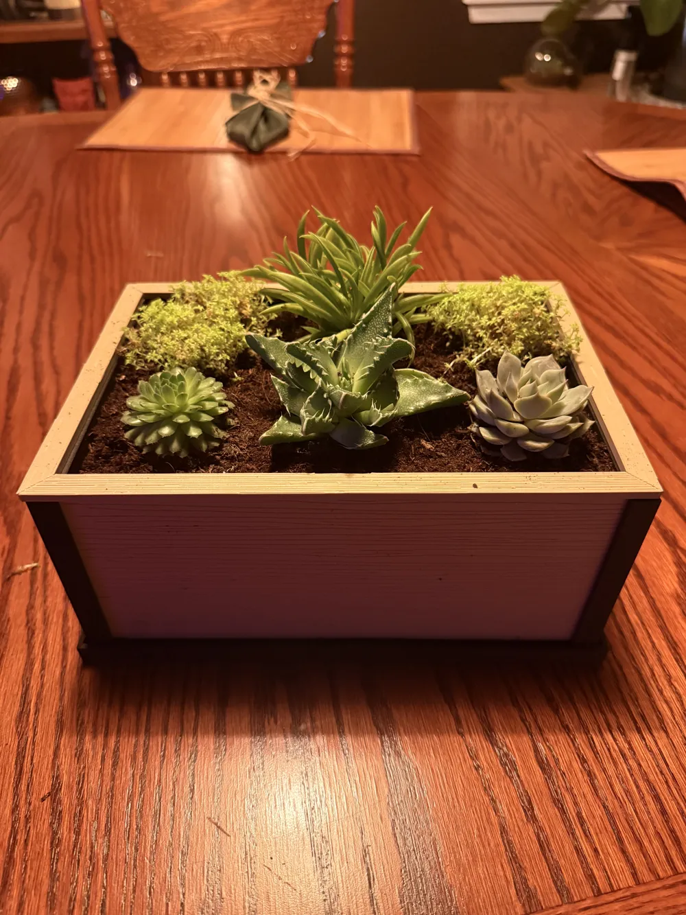 Mini Planter Box Miniature Raised Wood Planter Box (No AMS) - Free 3D Print Model ...