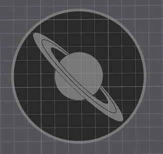Saturn Coaster - Untersetzer
