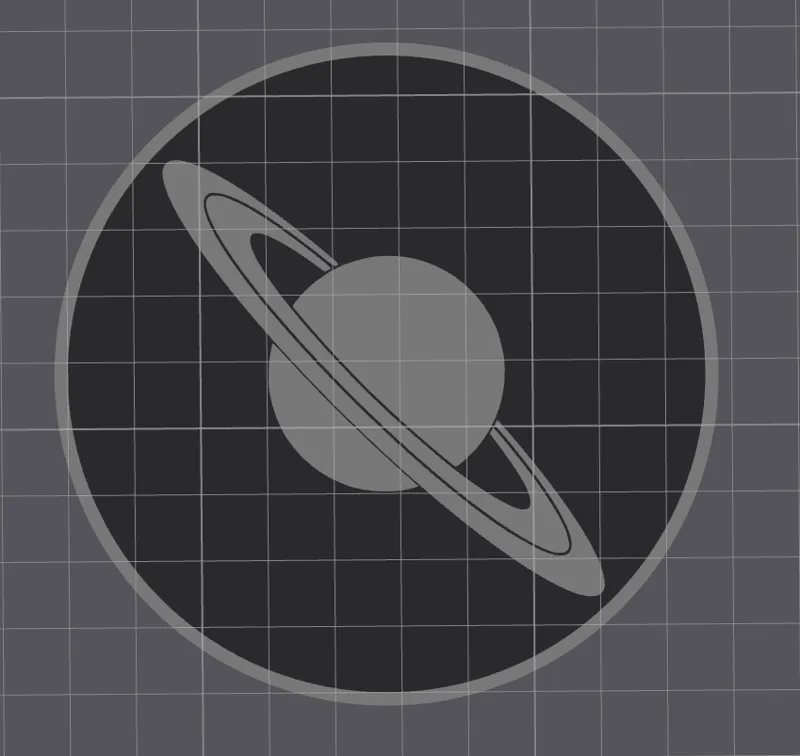 Saturn Coaster - Untersetzer