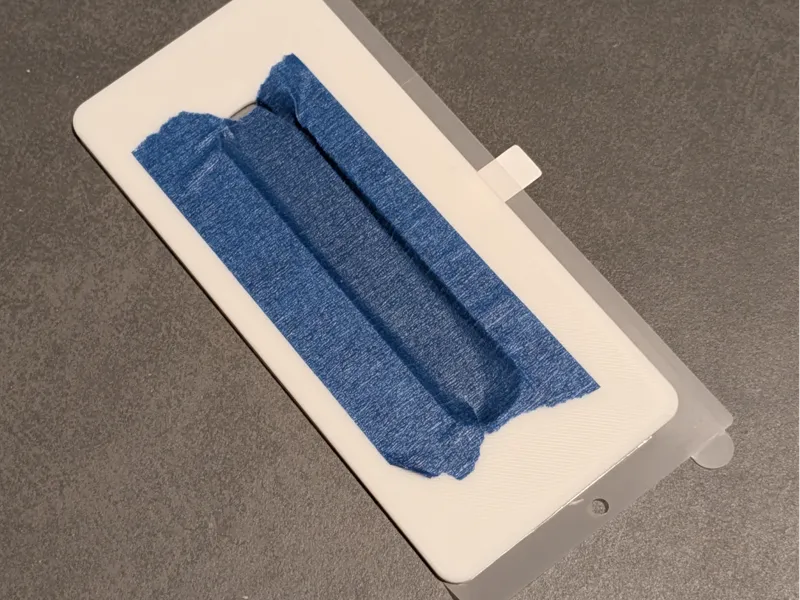 Openpilot comma 3x screen protector template