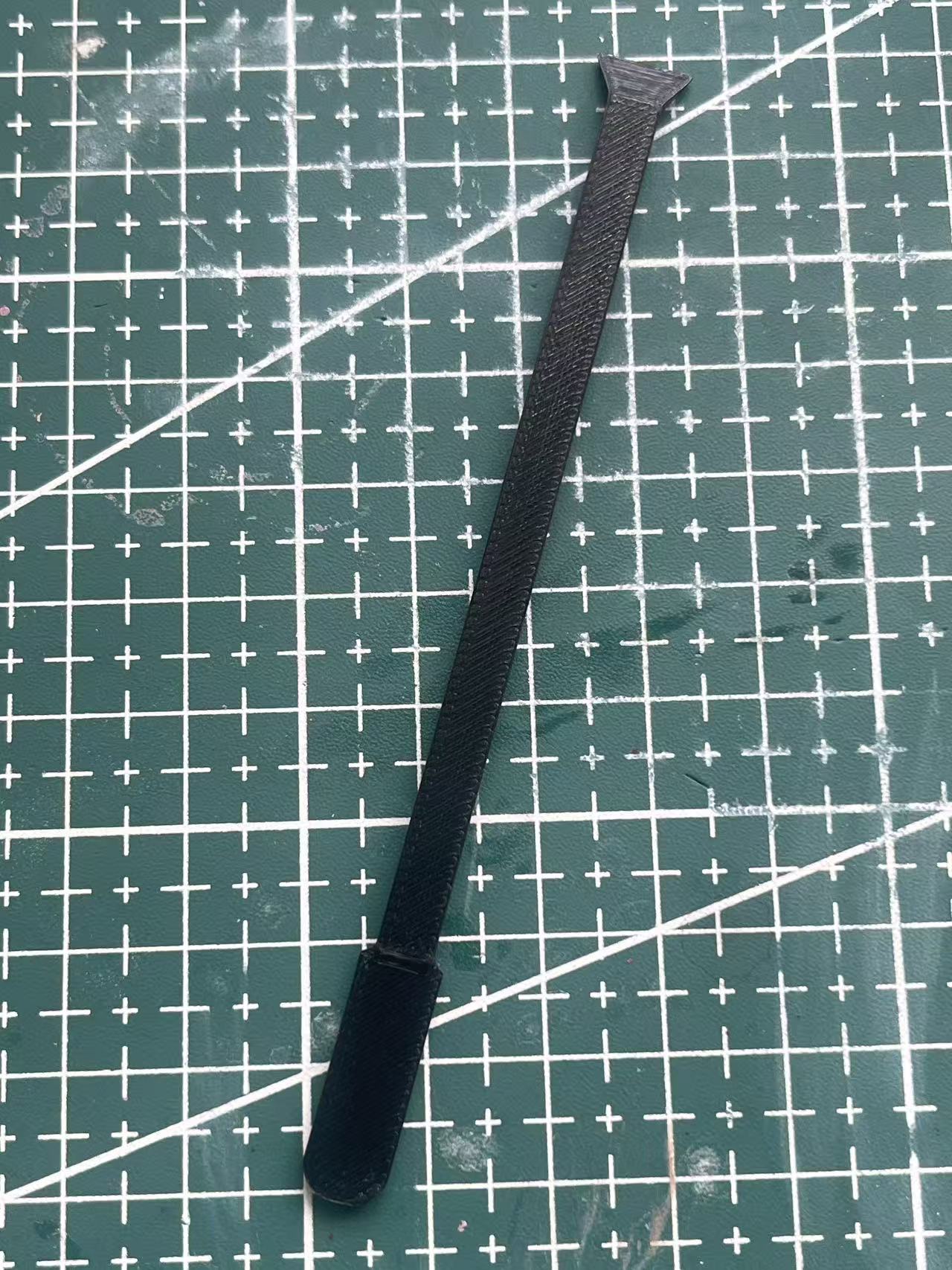 Miniatura 1 do modelo 3D 双头补土刮刀批刀修整刀 模型工具调色棒 手办泥塑油泥软陶抹刀