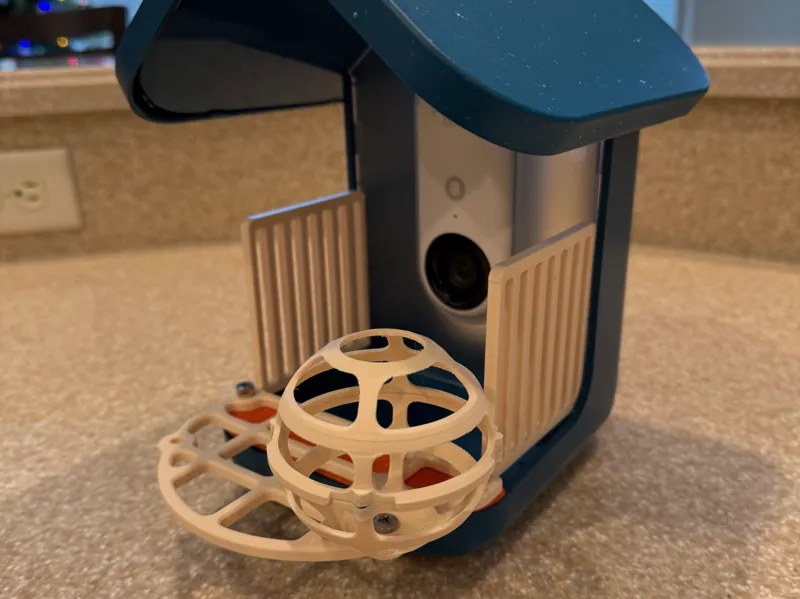 Magnetic Suet Cage w/ Perch - for Birdbuddy Feeder