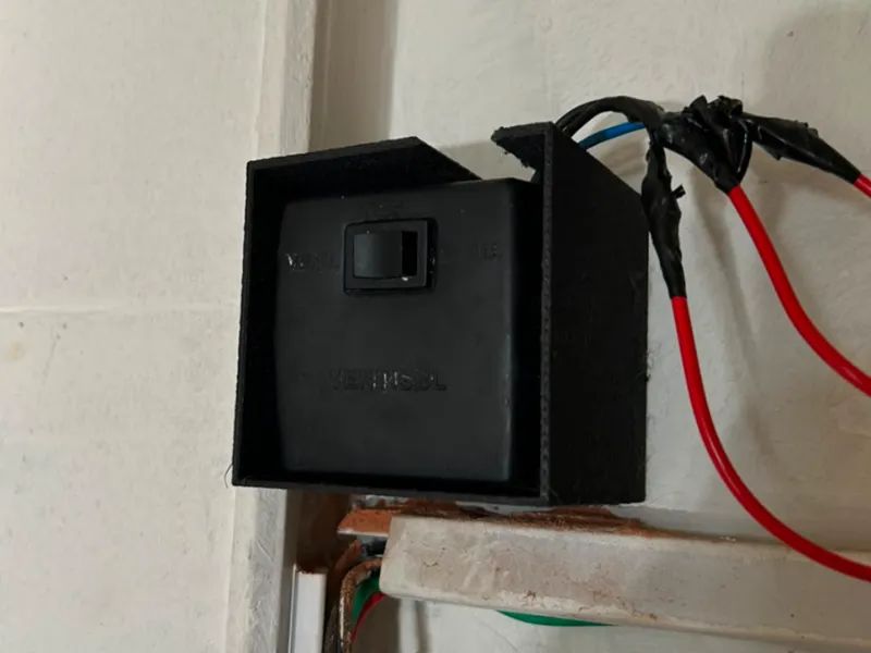 Suporte para caixa de interruptor Exaustor