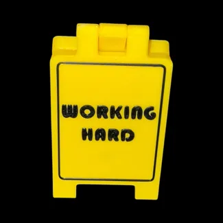 Working Hard / Hardly Working Desk Sign 