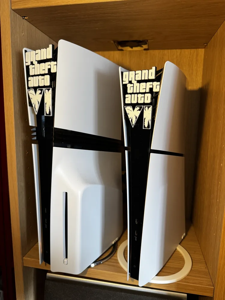 GTA 6 Logo Faceplates for PS5 - NO AMS - Free 3D Print Model - MakerWorld
