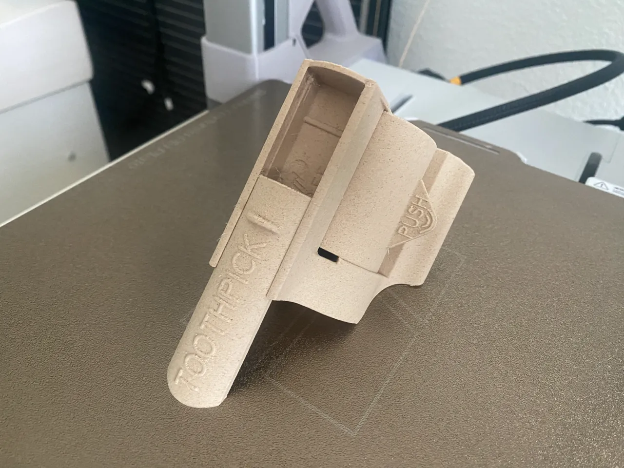 Toothpick Dispenser - Print in Place - No Supports view 3
