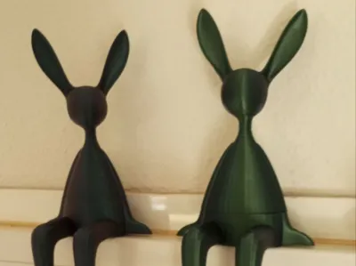 Sitting rabbit