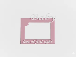 Baby photo frame