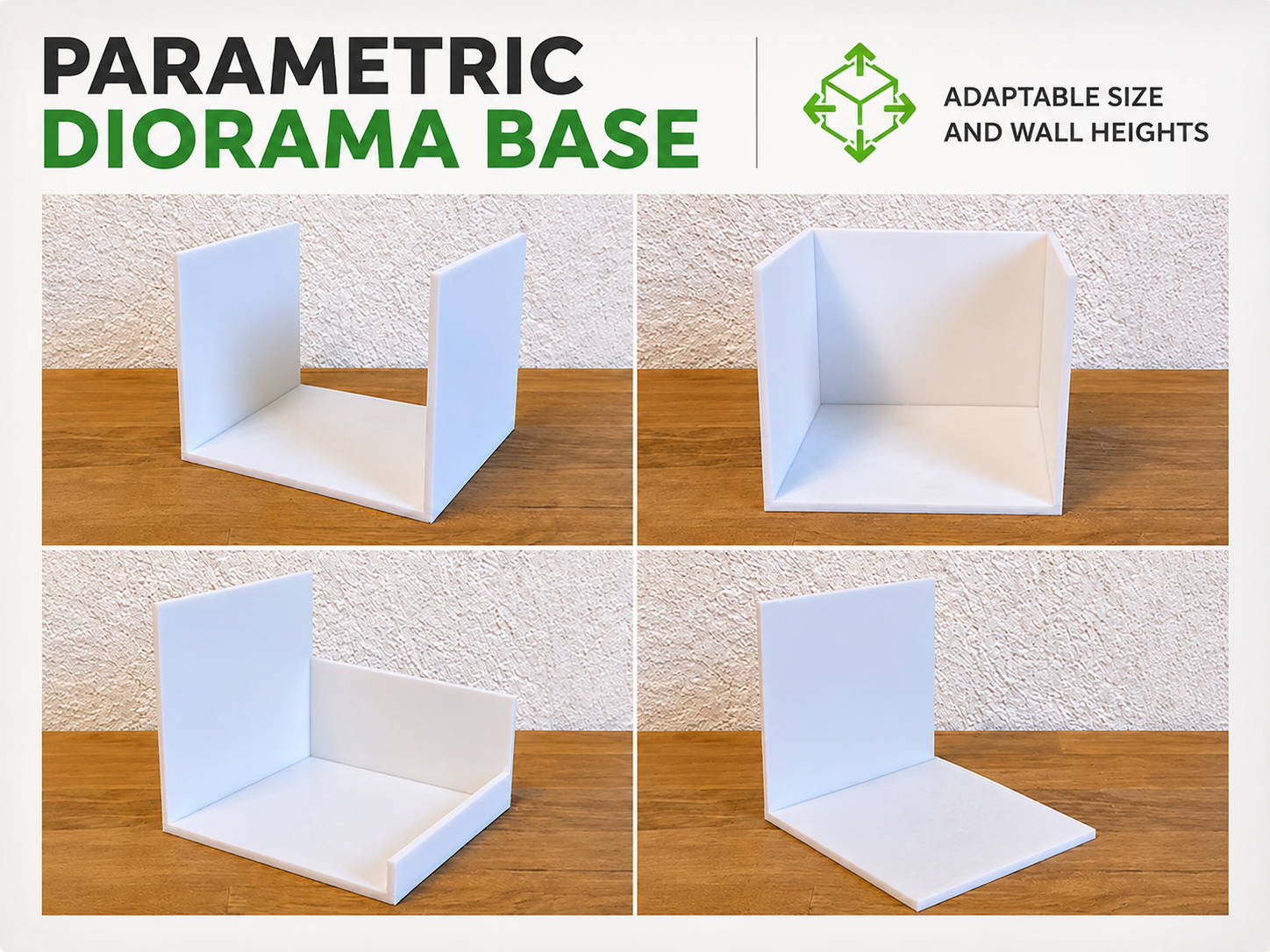Parametric Room Corner Diorama Base