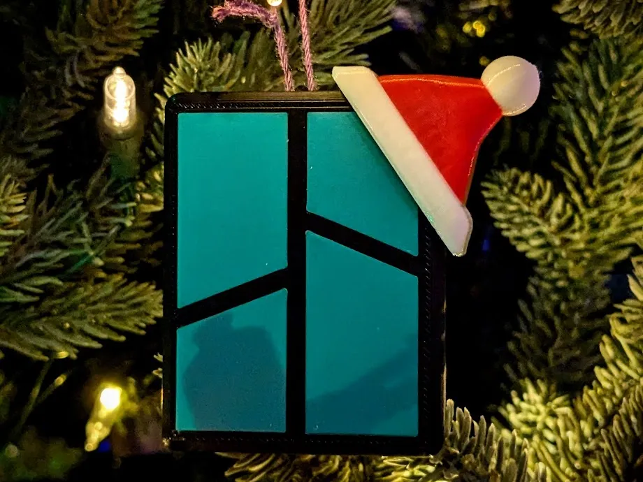 Bambu Logo Christmas Ornament - Free 3D Print Model - MakerWorld