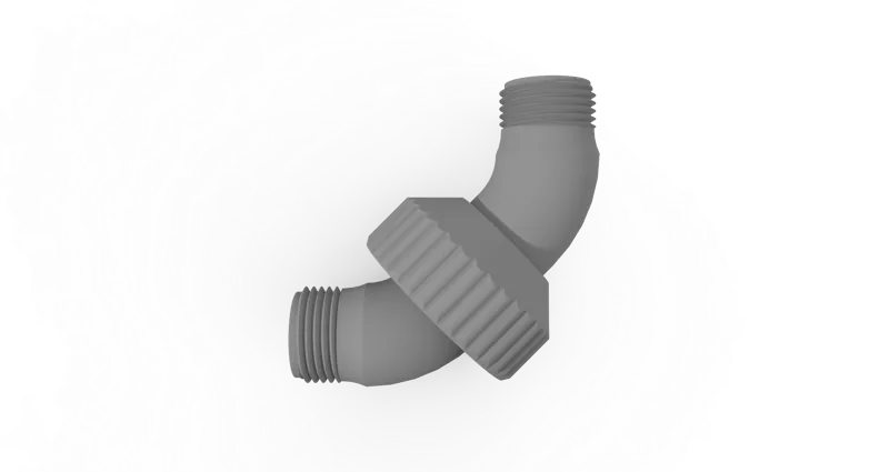 Adjustable Angle Garden Hose Connector