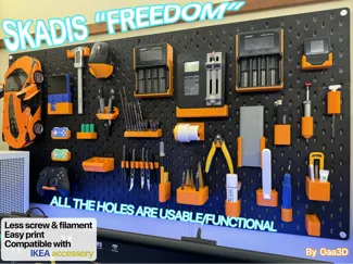 IKEA Skadis "FREEDOM" Pegboard