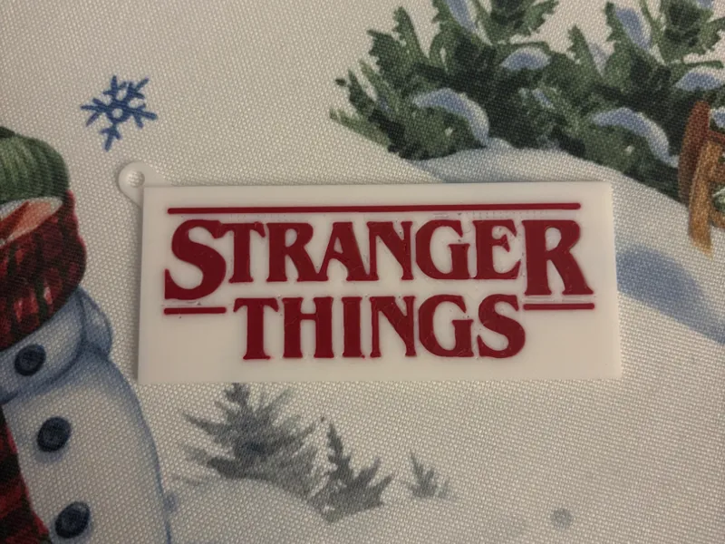 Stranger Things Keychain